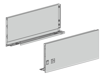 Боковина Slimbox 270мм h=180мм антрацит, правая